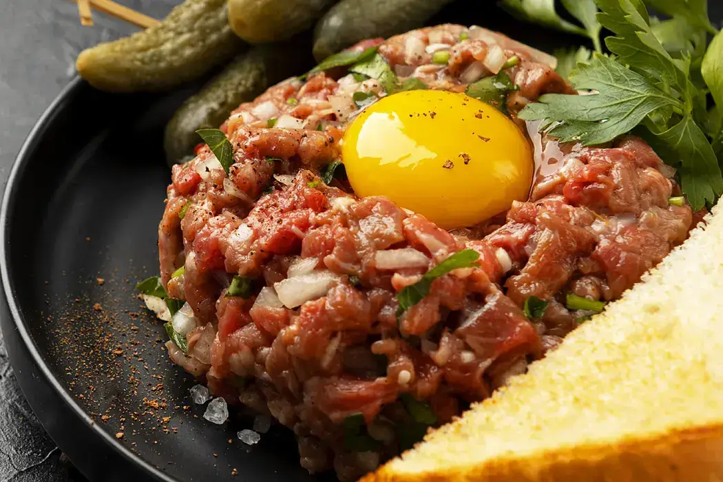 tartare de bœuf restaurant/brasserie à Jeumont tartare bœuf restaurant/brasserie à Marpent